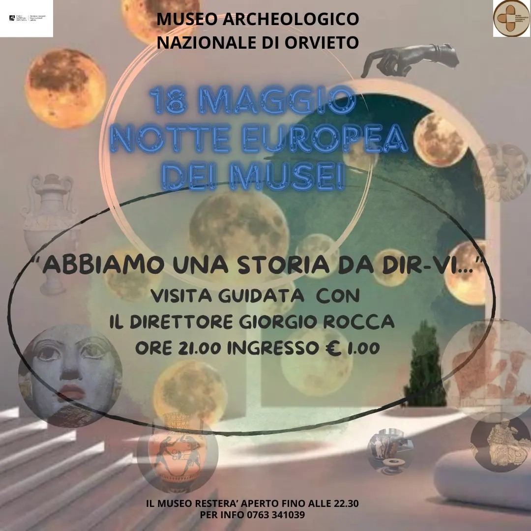 Notte Europea dei Musei 2024: Museo Archeologico Nazionale di Orvieto